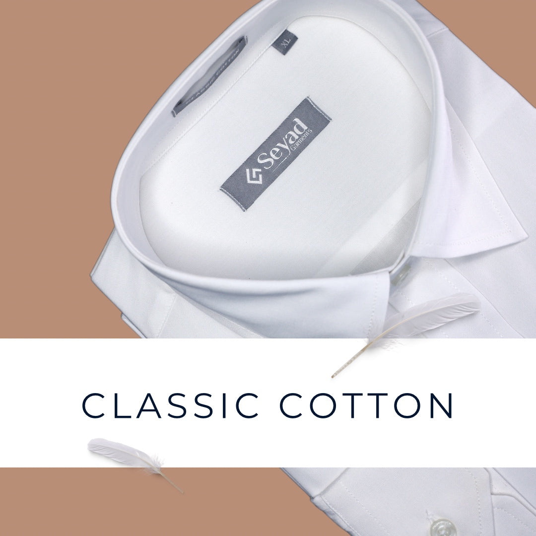 Classic Cotton-White Shirt